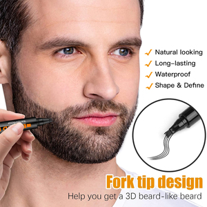 Crayon à barbe en argile à la vitamine C à base de plantes longue durée, imperméable, tenue forte, soin et coiffage, patchs pour le cuir chevelier, secondes, barbier - Product Image 3