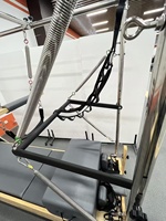 Reformer de Pilates de Madera de Roble con Torre Ajustable, Equipo de Entrenamiento de Pilates Multiestilo, Reformer Cadillac