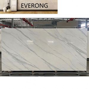 Đá cẩm thạch nhân tạo bóng mỏng tấm trắng nhà bếp bàn ăn bàn làm việc Carbon Rock Board thiêu kết đá tấm Tường Bảng điều khiển - Product Image 4