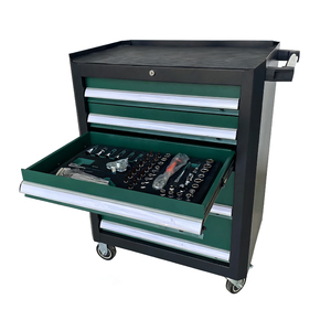 Chariot d'atelier en fer à 5 tiroirs personnalisable OEM/ODM/OBM, chariot de rangement pour outils de <span class=keywords><strong>garage</strong></span>, réparation automobile, capacité de 300 kg - Product Image 3