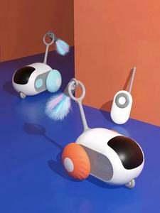 USB şarj edilebilir akıllı uzaktan kedi ve köpek interaktif Pet oyuncak akıllı Pet hareketi oyuncak spor oyuncaklar çocuklar için tenis spor spor Peti - Product Image 6