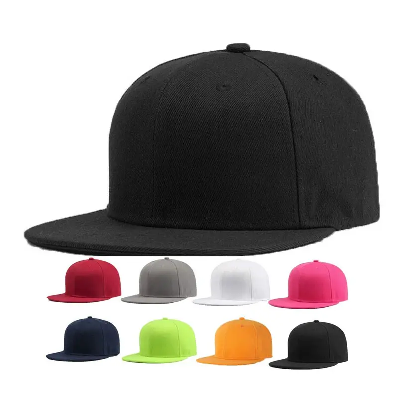 Recém Esportes Boné De Beisebol Em Branco Plain Sólido Snapback Golf bola Street Hat Homens Mulheres Material Floral para Snapback Chapéu Esportes Cap