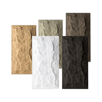 Panneaux de fausse pierre de culture PU de haute qualité pierre artificielle en polyuréthane en gros en matériau de béton de grande dalle
