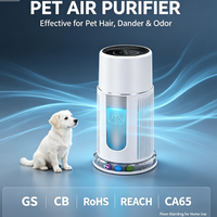 Purificateur d'air pour animaux de compagnie 2026 avec balles ludiques pour poils de chat et de chien, Tuya WiFi PM2.5, personnalisable pour la maison, OEM