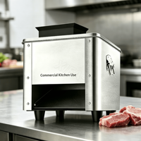 Machine à découper le poulet en dés, en acier inoxydable, pour la préparation de cubes de viande pour restaurants, idéale pour la transformation de viande congelée