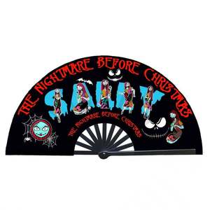 Éventails pliants en plastique arc-en-ciel personnalisés pour les soirées rave et les cadeaux d'affaires, fabriqués en papier durable - Product Image 6