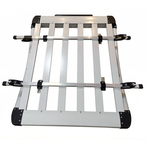 Portapacchi Universale Leggero - Cesto Portabagagli a Doppio Strato in Alluminio con Barre Trasversali <span class=keywords><strong>per</strong></span> SUV e Camion - Product Image 4