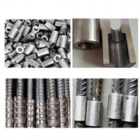 New National Standard JQS Grade IV Steel Rebar Coupler Straight-threaded 25/28/32mm Upset-end Male Female Threads Variable