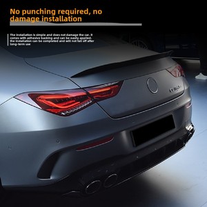 Aileron arrière CLA-Class C118 2020+ en ABS, simple niveau, modification externe, compatible CLA180 200 260 CLA200 ZST-082 Mercedes - Product Image 4