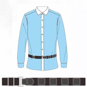 Ceinture de maintien de chemise pour hommes et femmes – Garde la chemise bien ajustée – Élastique réglable, antidérapante, anti-plis – Sangle de maintien de chemise avec verrouillage - Product Image 4
