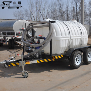 Shenzong Small Plastic Water Tank Full <strong>Trailer</strong> with Pump for Car 2000L Capacity 2 Ton Payload Model 7T-2 - Product Image 2