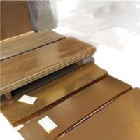 Plaque en laiton H63 sur mesure C27200, épaisseur 12mm-45mm, laiton jaune forgé haute résistance