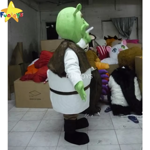 Funtoys <strong>Big</strong> Green Shrek <strong>Head</strong> Doll Halloween Cosplay Animal Mascot <strong>Costume</strong> for Adult - Product Image 4