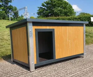 Hölzerne Hundehütte Möbel Große Hundehütte Zwinger außerhalb stark wasserdicht wind dicht Outdoor Hunde kabinen Haus