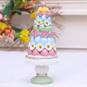 Hot-Selling <strong>Easter</strong> Cone <strong>Tree</strong> Ornament Cross-Border for Amazon Wholesale Resin Decorative <strong>Egg</strong> Metallic Metal Festival <strong>Decoration</strong> - Product Image 5