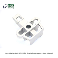 Braket Penyangga Kabel Drop FTTH dari Paduan Aluminium untuk Pemasangan Tiang Model Guan Tong UPB