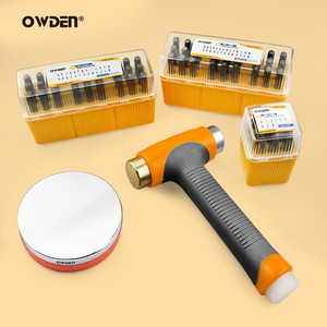 プロ用DIYスチールジュエリーアルファベットメタルスタンプアッパーケース小文字アートフォント文字スタンプパンチセット工場 - Product Image 2