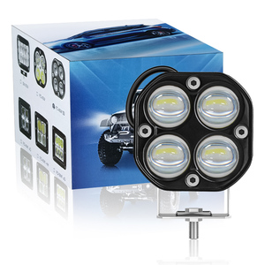 ไฟตัดหมอกขนาด 3 นิ้ว ไฟสปอตไลท์ LED 4x4 โปรเจคเตอร์เลนส์ LED ไฟ LED สำหรับมอเตอร์ไซค์ รถบรรทุก รถจี๊ป 40w ไฟทำงานแบบเลนส์ - Product Image 1
