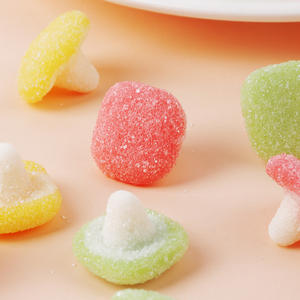 Bonbons gélifiés en vrac, saveurs de fruits assorties, acidulés et sucrés, en forme de champignon, confiseries chinoises, vente en gros - Product Image 4