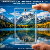 Étui de présentation magnétique personnalisé en acrylique pour boîte de boosters Pokémon – Protection transparente pour cartes TCG