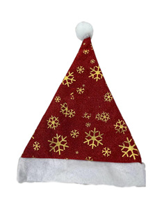 Hot Sale Pulls Cage Gold Snowflake <b>Hat</b> Single Layer General Edge Hot Selling Christmas <b>Hats</b> - Product Image 4