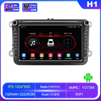 MeiHua 7 8 9 VW perillas Android pantalla táctil navegación GPS reproductor Multimedia para Volkswagen Magotan Sagitar Santana Carplay
