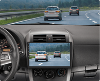 Lecteur DVD de voiture Android 12 2 DIN de 9 pouces, ne prend pas en charge CarPlay, avec GPS, autoradio universel, écran stéréo audio