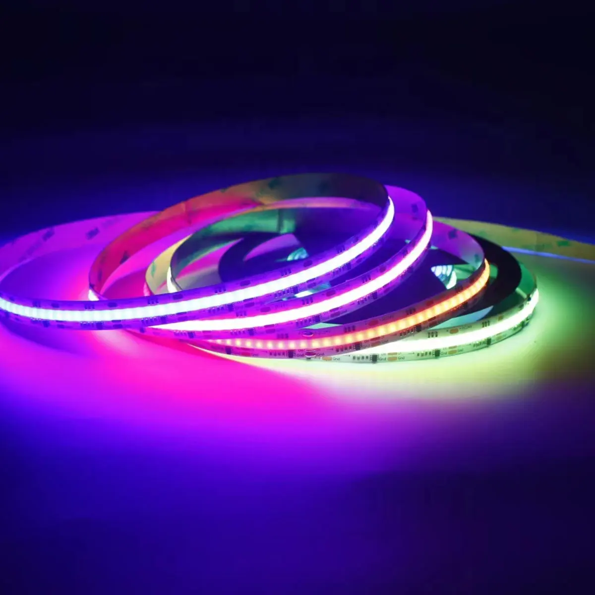 RGB LED Strip Kit Magia Cor Sonho Flexível Impermeável Ao Ar Livre Inteligente 5M Tira de LED SMD IP68 Tiras Luzes com LED Driver
