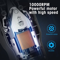 Tondeuse à cheveux professionnelle Resuxi 699 Vector Motor DLC Blade, moteur magnétique 10000 tr/min, tondeuse à cheveux électrique avec batterie 2500 mAh