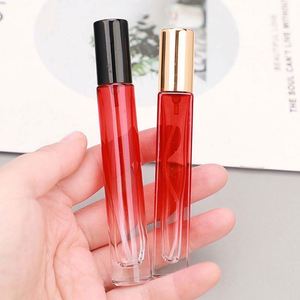 ขวดสเปรย์ละอองน้ำแบบไล่ระดับสี10มล. แก้วทรงสี่เหลี่ยมพร้อมปั๊มพ่น - Product Image 5