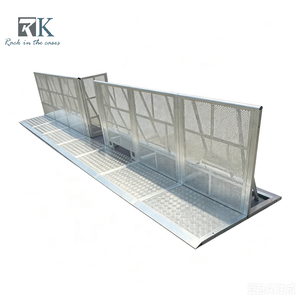 Barrière de sécurité pliable en aluminium pour événements, concert et contrôle des foules - Product Image 1