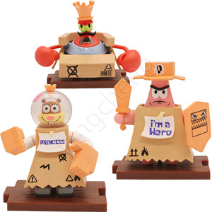 Mercancía <span class=keywords><strong>de</strong></span> Anime <span class=keywords><strong>de</strong></span> PVC, <span class=keywords><strong>Esponja</strong></span> Amarilla con sus Amigos, Caja Misteriosa, Juguetes en Cápsula, Juguetes Gacha - Product Image 4