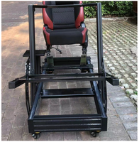 Profil en aluminium d'extrusion robuste anodisé noir Fente 40120 T pour simulateur de course professionnel et confortable de haut niveau