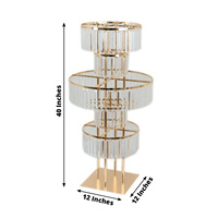 Centre de table lumineux à LED pour scène de mariage, adapté à la décoration de table de soirée de danse de mariage