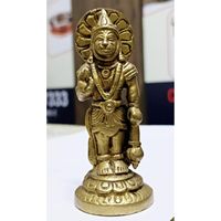 PARIJAT Artisanat Grande Statue En Laiton Hanuman Anjaneya Pavan Putra Bajrangbali Idol Murti Moorti Dieu Hindou Force pour La Maison