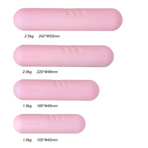 Silicone <b>Dumbbell</b> Hand Mode Custom Gym <b>Weight</b> Lifting Equipment Pink High Quality Silicone <b>Dumbbell</b> Pilates Silicone <b>Dumbbells</b> - Product Image 3