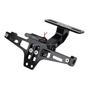 Clignotants de moto Cadre de plaque d'immatriculation en aluminium CNC Support de lumière LED pour HONDA <span class=keywords><strong>MSX</strong></span>/Grom <span class=keywords><strong>125</strong></span> <span class=keywords><strong>MSX</strong></span> <span class=keywords><strong>125</strong></span> SF 125SF - Product Image 6