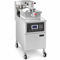 Friteuse à pression électrique commerciale 24L avec contrôle LCD et filtration d'huile pour les magasins de poulet frit et les cuisines QSR