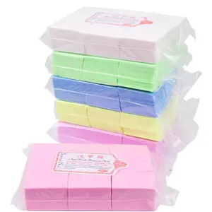 High Quality 100% Cotton Nail Wipes Nail Polish Remover Wipes Lint Free Nail Wipes