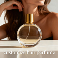 Spray de parfum pour cheveux de luxe personnalisé pour femmes - Pack de 3 - Taille standard - Écologique - Longue durée - Parfum frais floral boisé fruité