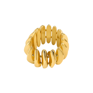 กำไลข้อมือแฟชั่น สแตนเลสสตีล 316L ชุบทอง PVD ทนทาน เป็นมิตรต่อสิ่งแวดล้อม - Product Image 2