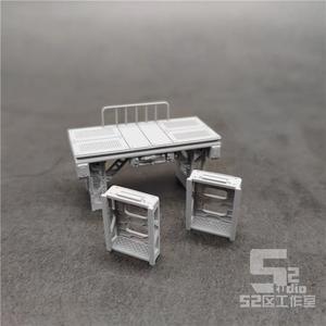 RG HG 1/144 Plateforme de scène d'hangar pour équipe au sol, imprimée en PVC haute précision - Product Image 4