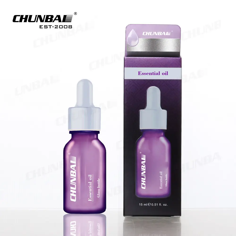 Qiao — boîte en papier design et bouteilles colorées à personnaliser, pour sérum essentiel 10 ml, 15 ml ou 30 ml