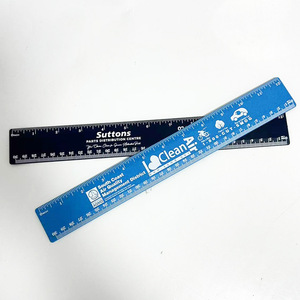 Customizable Plastic Ruler 30Cm Silk Screen Printing For Promotion - Product Image 1