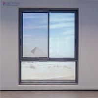 Ventanas Corredizas de Aluminio Fuson de Nuevo Diseño para Apartamentos Modernos, Eficientes Energéticamente, con Certificación NFRC AS2047 y Vidrio Templado Resistente a Huracanes