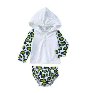 OKEO-Tex Children Rashguard <strong>Shirt</strong> Boy Swim <strong>Tee</strong> Baby Sunsuits Hooded Swimsuit Top Upf 50+ - Product Image 3