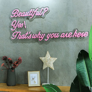 Letrero Luminoso de Neón, Letras Personalizadas con Luz LED, Logotipo de Tienda, Tira de Luz Decorativa, Letrero para Puerta de <span class=keywords><strong>Instagram</strong></span>, Decoración Exterior - Product Image 4