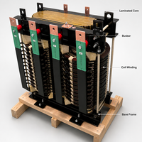 Transformateur de chauffage pour four électrique, monophasé, sec, à enroulement en cuivre, abaisseur de tension, pour four industriel