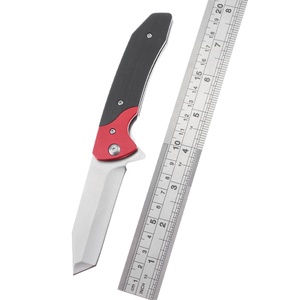 Coltello pieghevole unico <span class=keywords><strong>coltelli</strong></span> da tasca G10 manico in alluminio parziale strumento manuale EDC con Clip da cintura Design personalizzato pratico e durevole - Product Image 2