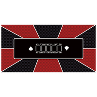 Vente Flash - Échantillons OEM - Tapis de poker pliable portable personnalisé pour table de Texas Hold'em - Tapis de poker antidérapant en caoutchouc